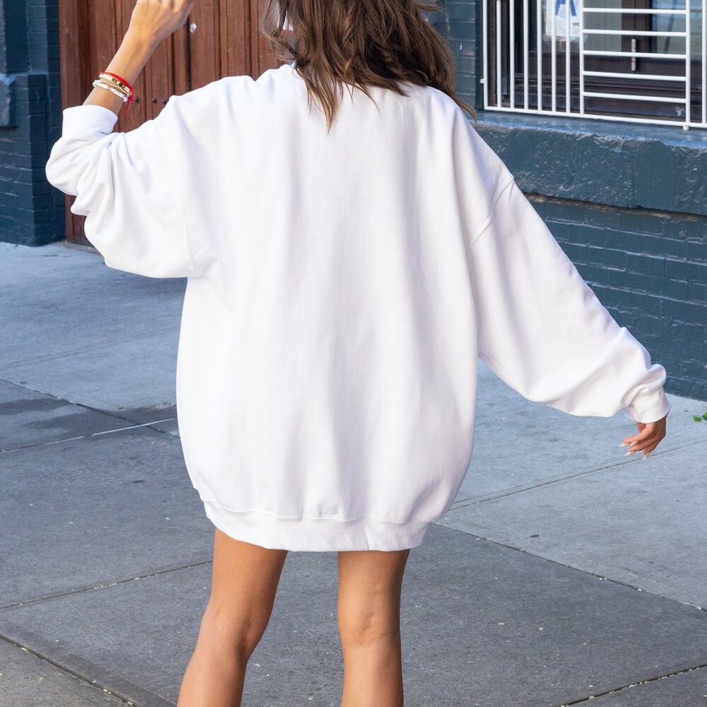 Patchwork Pumpkin Halloween Sweatshirt Retro Spoo… - image 4